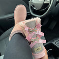 Custom Rhinestone Boots Pink